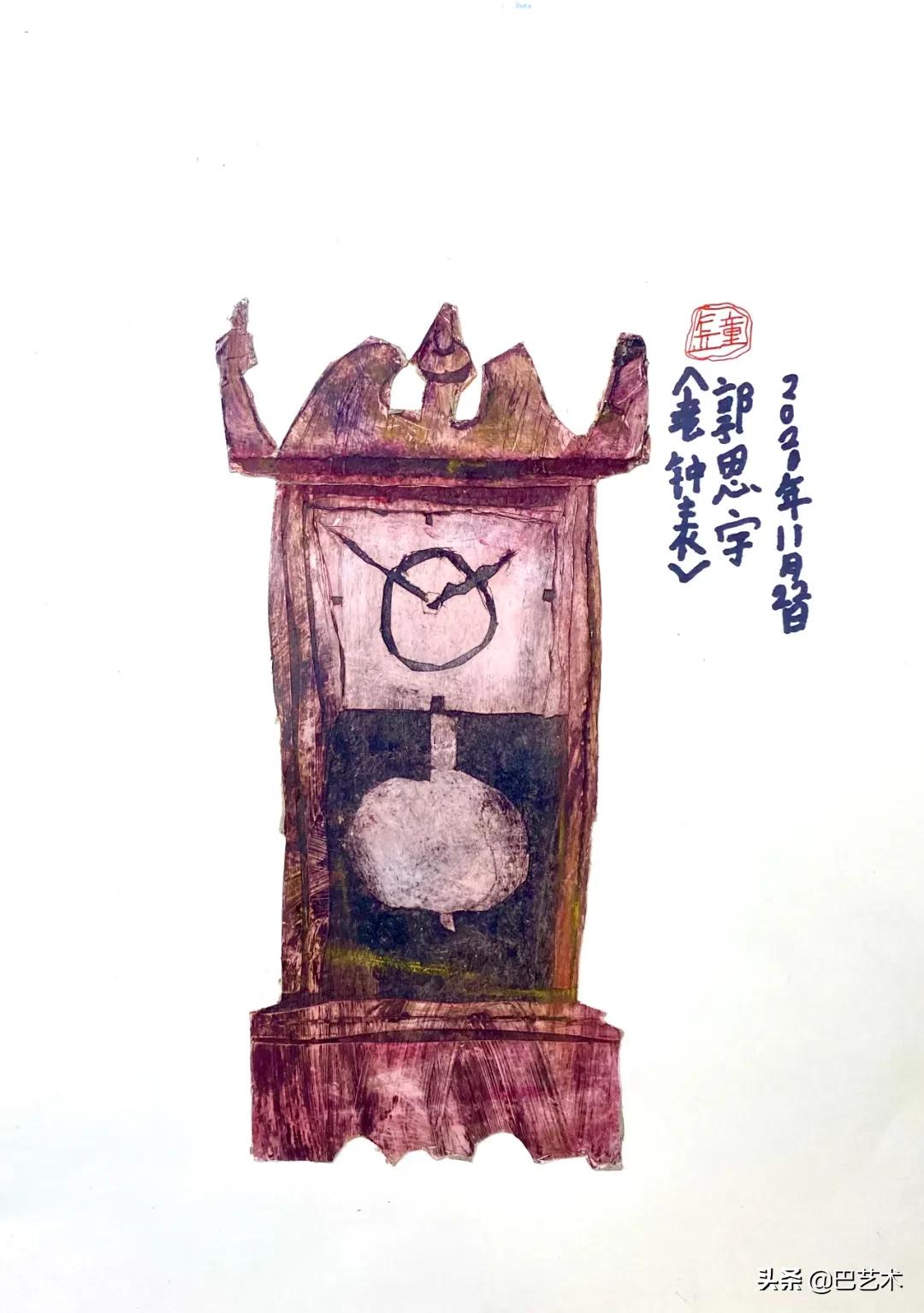 版画板子肌理,少儿创意版画凸面版画