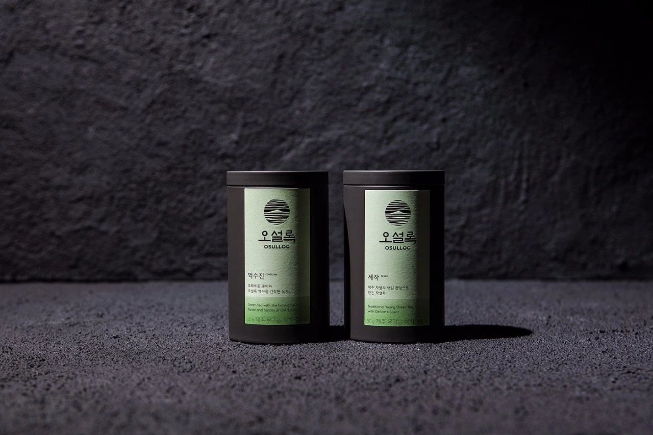 文圣茶说丨韩国「OSULLOC纯茶系列」茶品牌形象