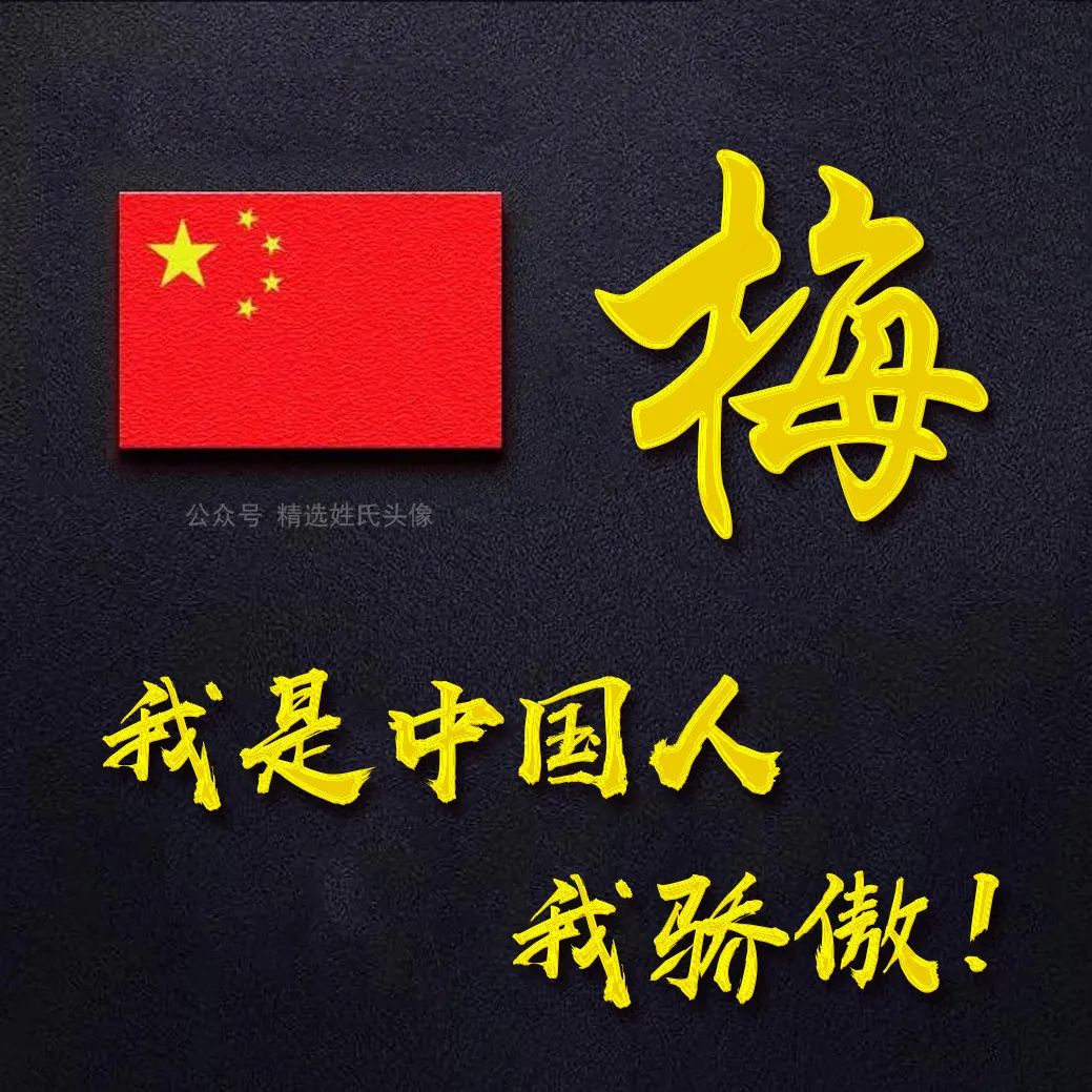 五星红旗加曹姓氏头像,爱国姓氏头像不忘初心勇敢前行