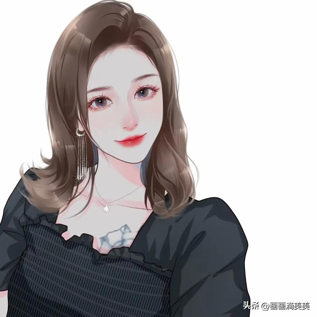 最新女生手绘头像高级质感,高颜值手绘头像女生复古