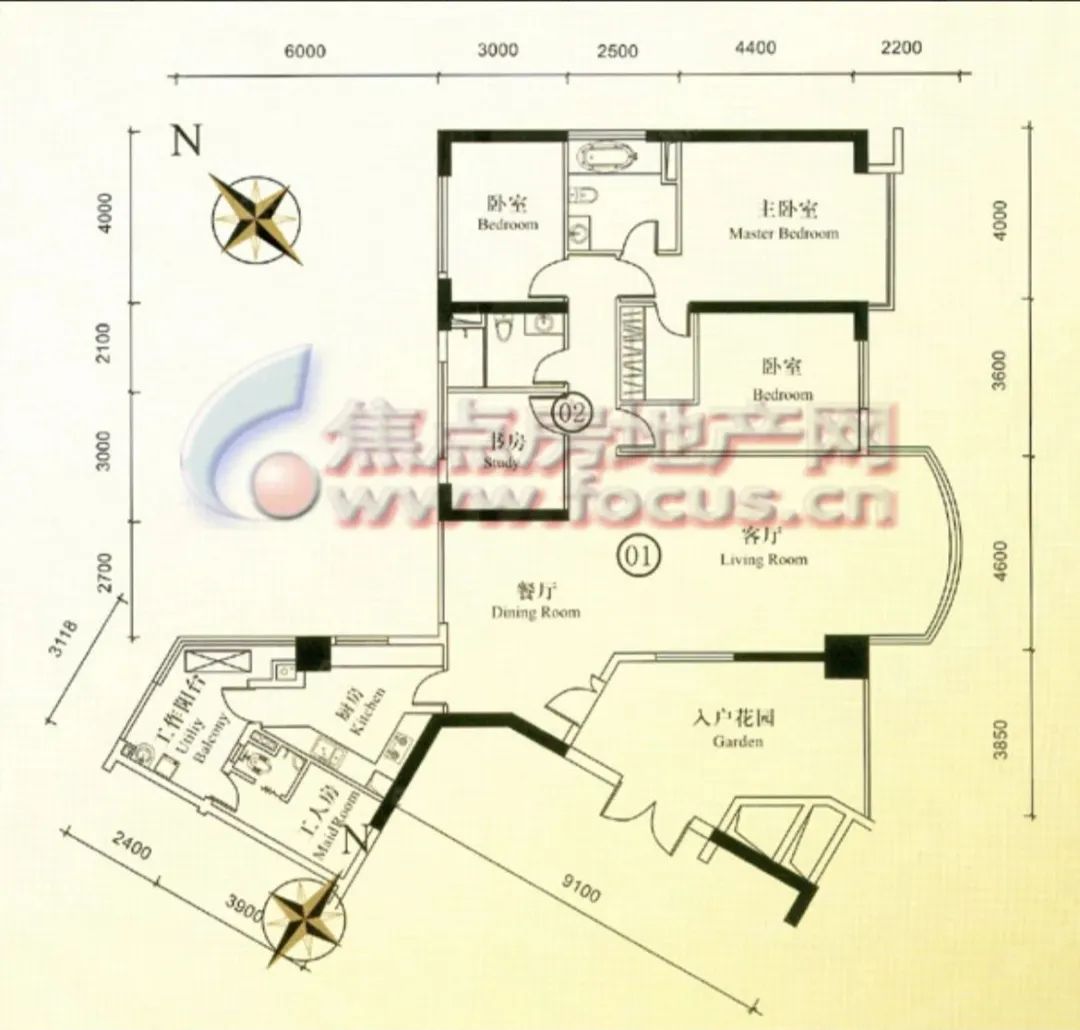 珠江新城博雅首府,博雅首府中区300平大平层