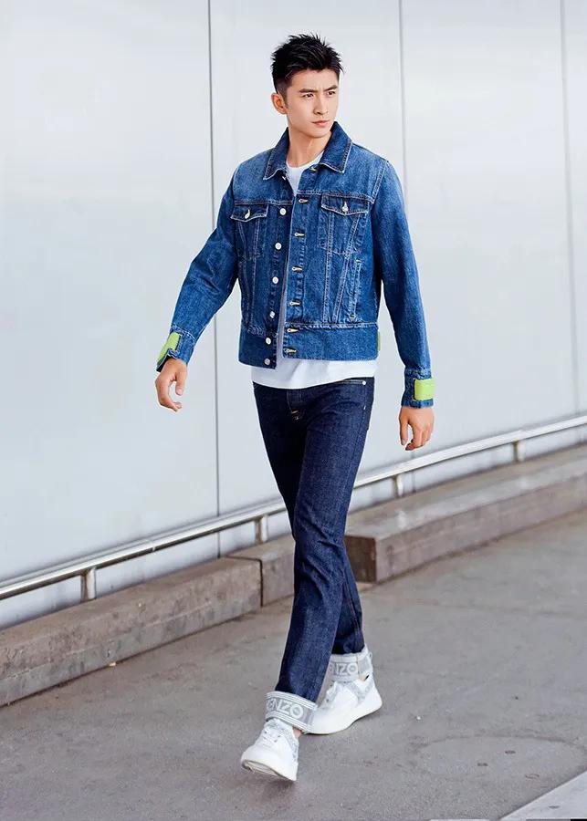 牛仔夹克外套穿搭女,秋季牛仔夹克外套配什么裤子