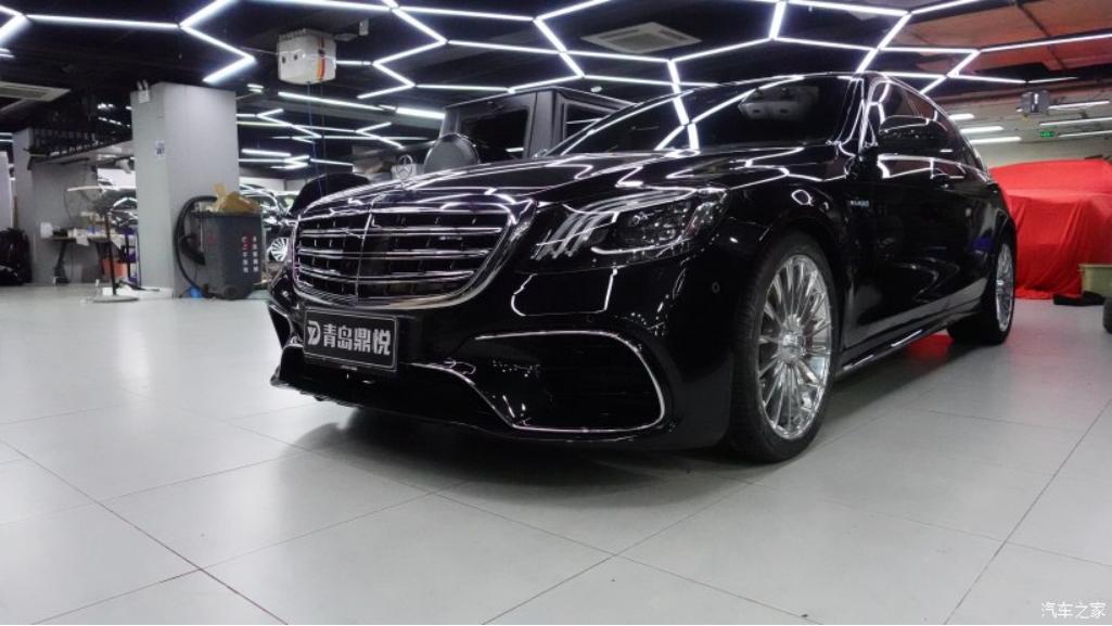 奔驰amggt63s升级先行版包围,奔驰amgc63改装外观