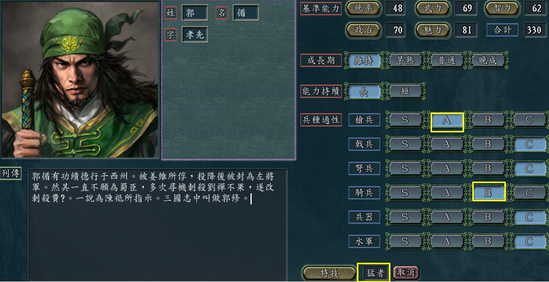 三国志11最强角色排行,三国志11十大最强角色