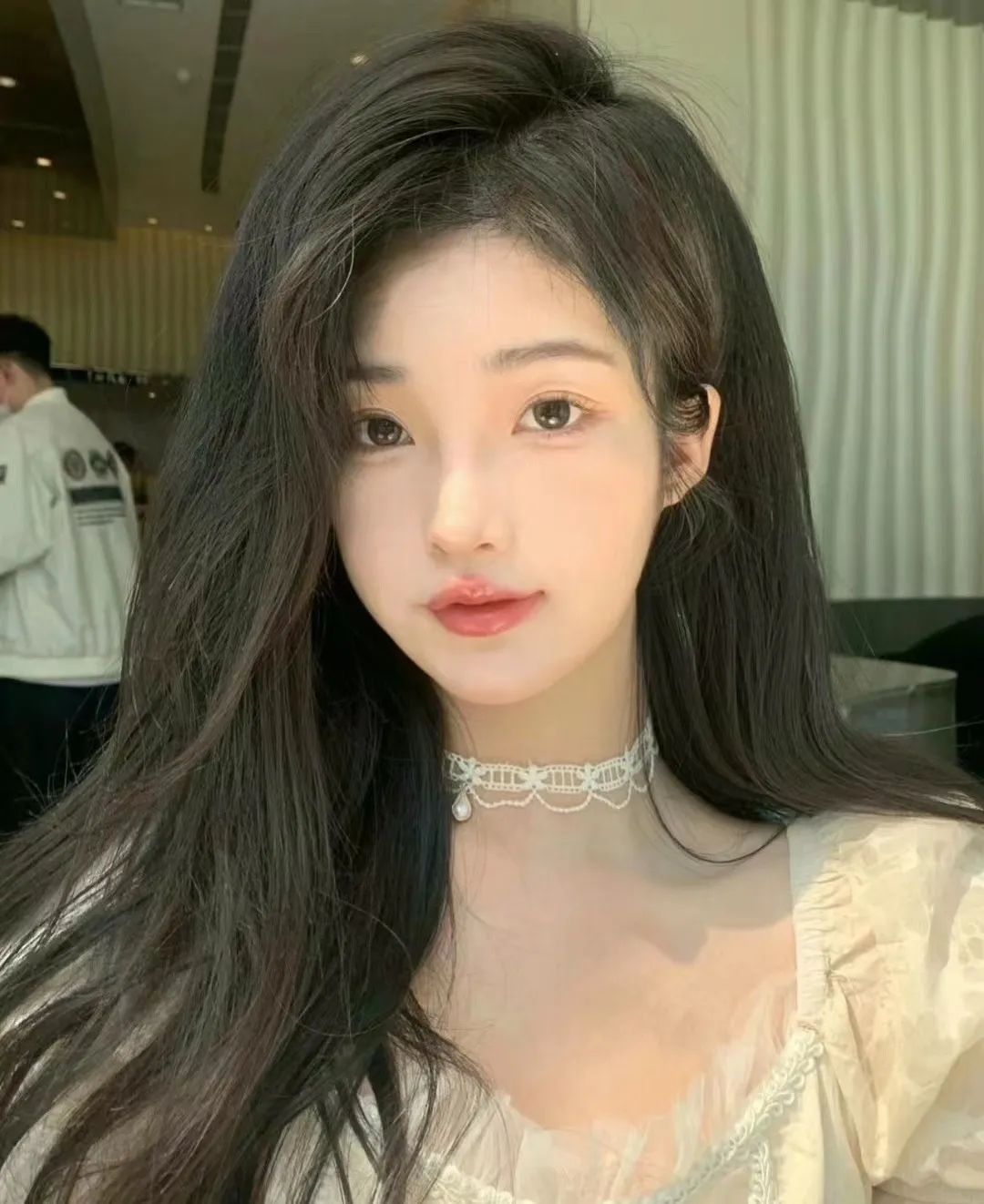 适合长脸窄的过新年发型,又可爱又不显脸大的披着头的发型