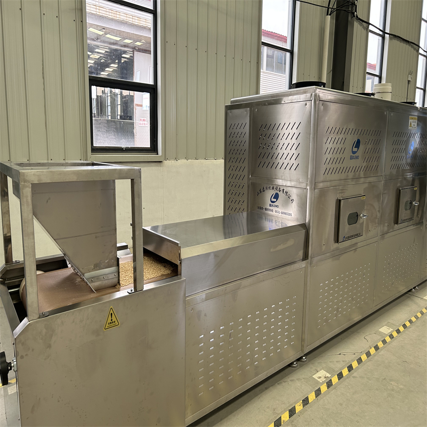 隧道式微波干燥机,苦荞膨化机