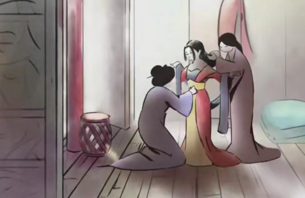 水墨风动漫女生图片,水墨风动漫女图文