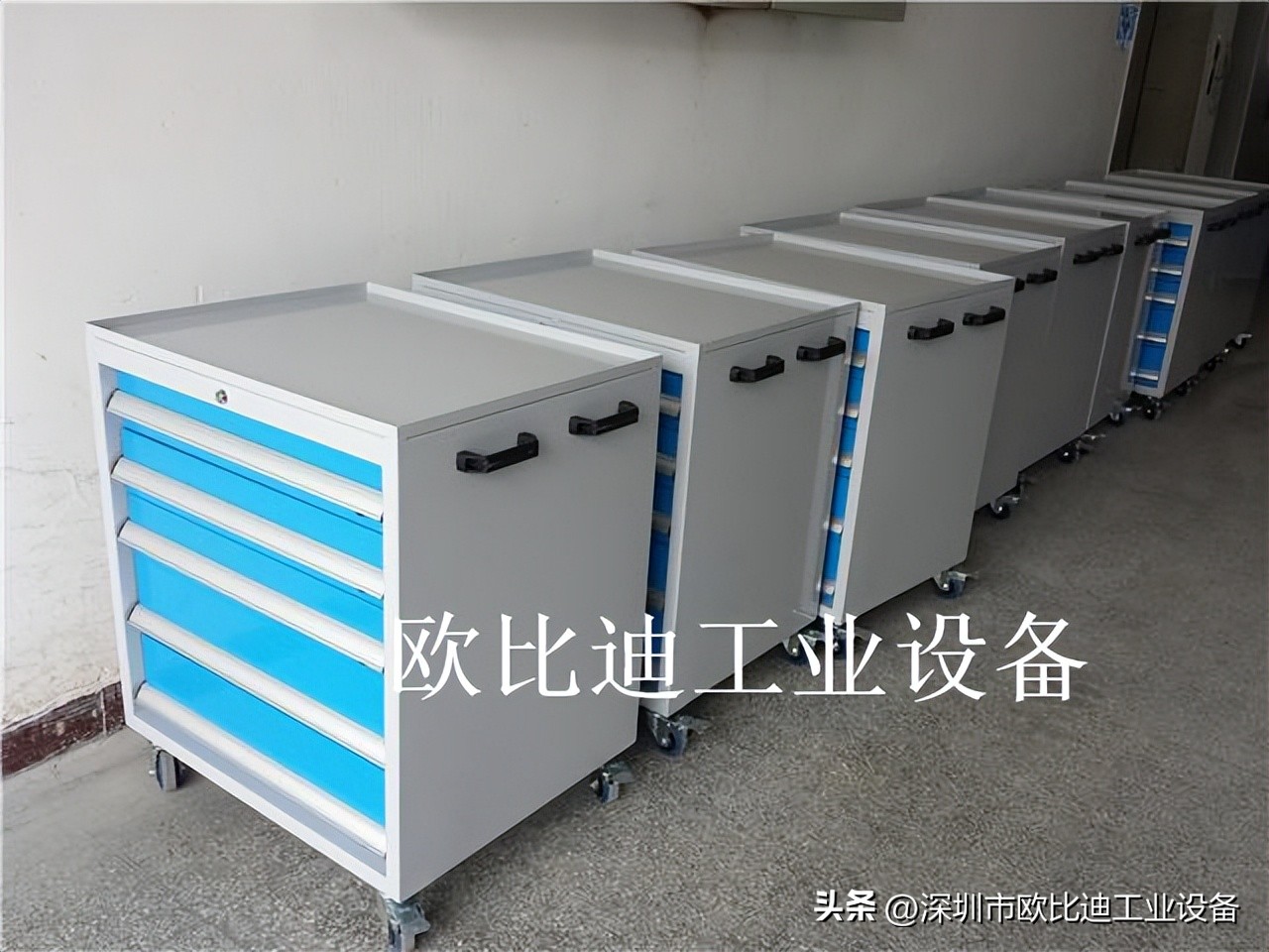 车间工具推车、五金工具周转车生产厂家双层手推车