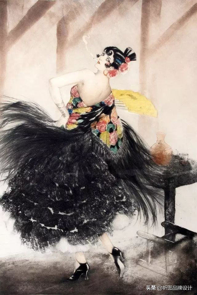 因为路边金发女郎而改变一生的油画家，他的人体油画定格18岁妻子