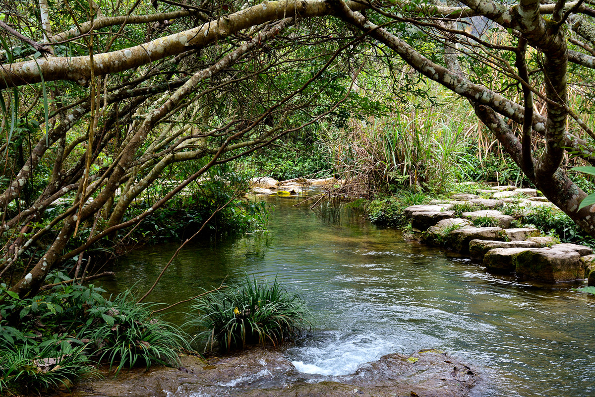夏天到荔波冰雪世界来玩水,荔波露营玩水的地方