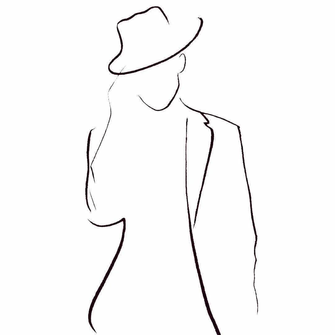 长头发简单又好看的微信头像,微信头像简约干净简笔可爱