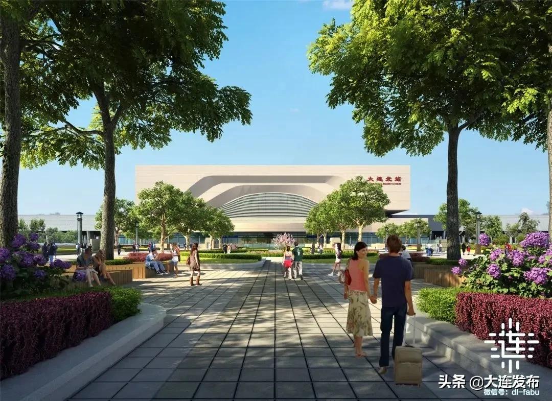 大连北站最近图片,大连北站以前是什么面貌