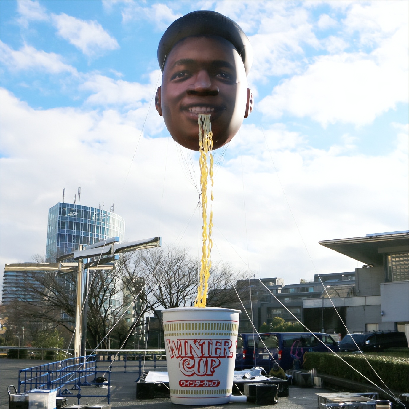 日清也玩阴间创意？网友：整点阳间活行不行！