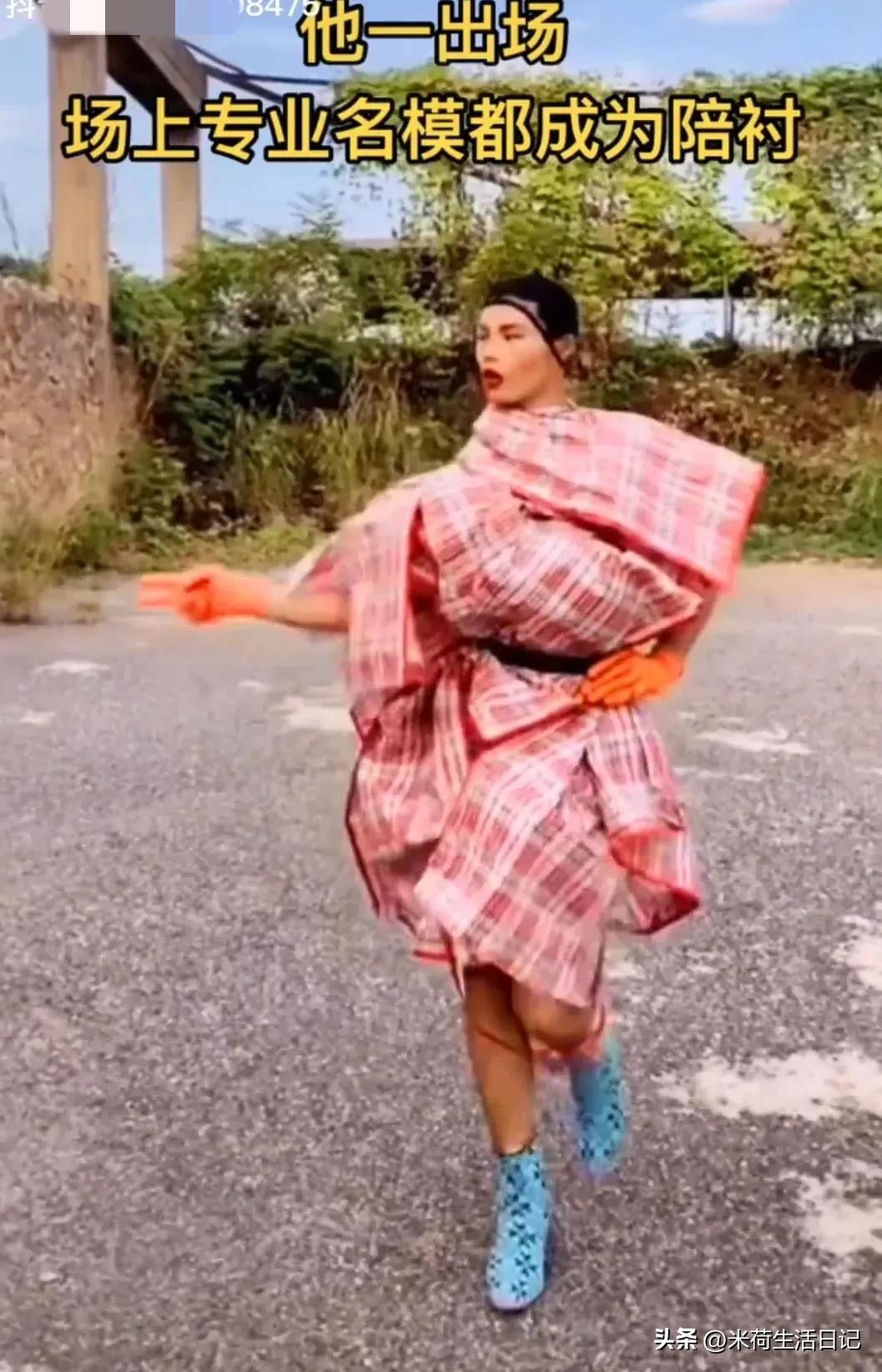 陆仙人农村野模走上国际t台,广西野模陆仙人