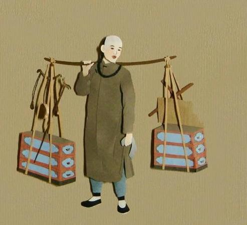 听呀,响器声声揽客忙:卖糖的用“糖锣”,卖香油的用“梆子”……