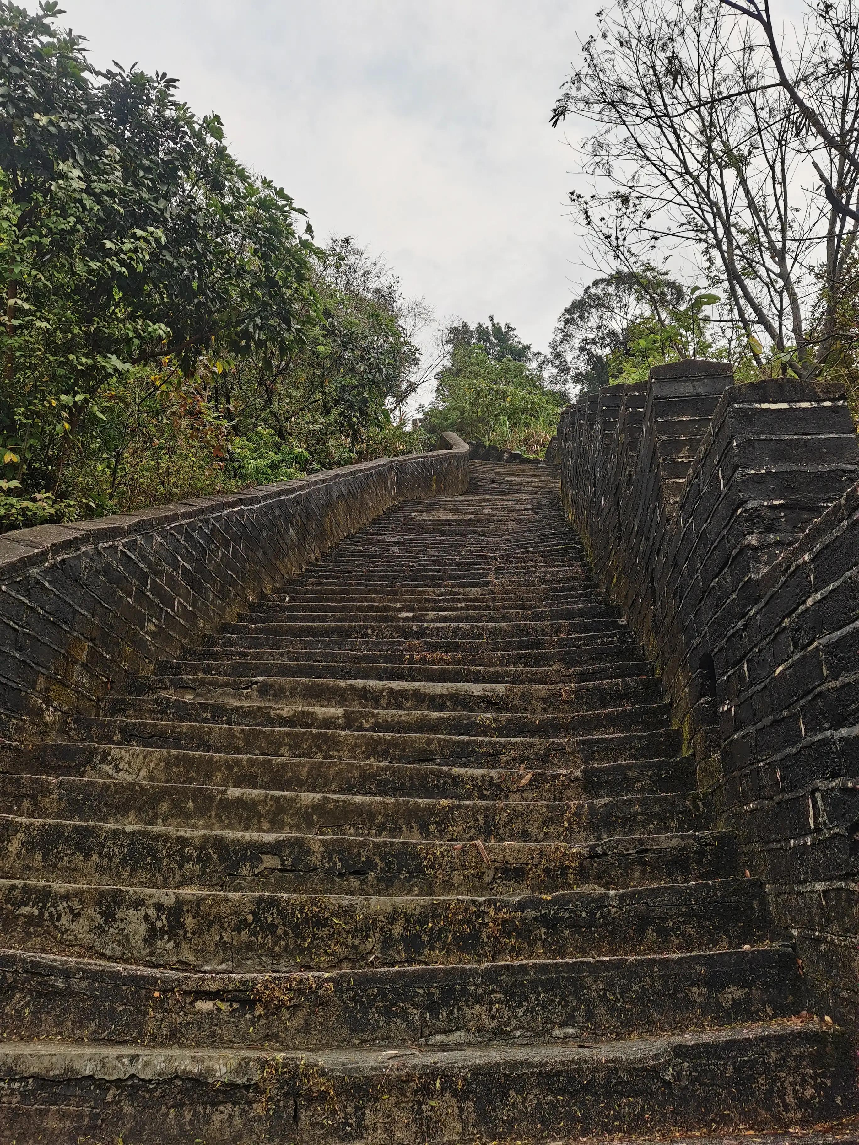 深圳求水山公园长城,深圳居然藏着一座小长城