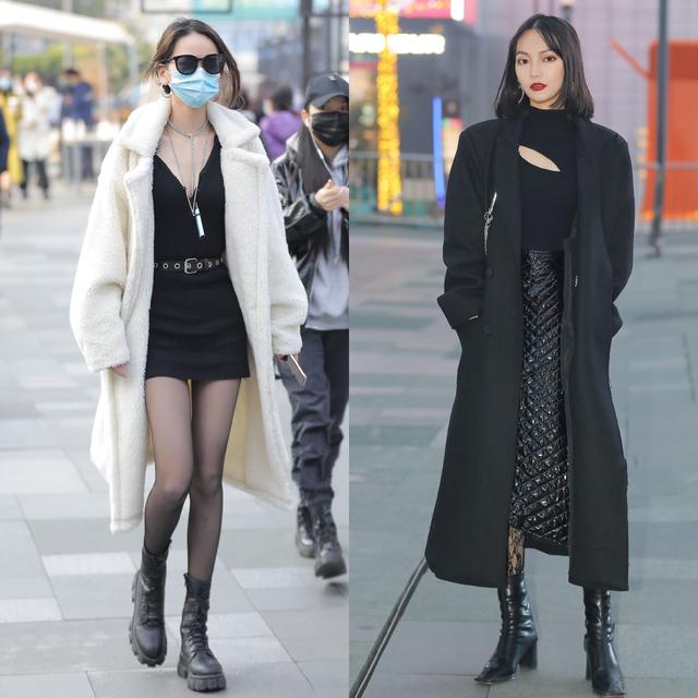 秋季过膝袜子穿法提升你的时尚感,深肉色丝袜的正确穿法