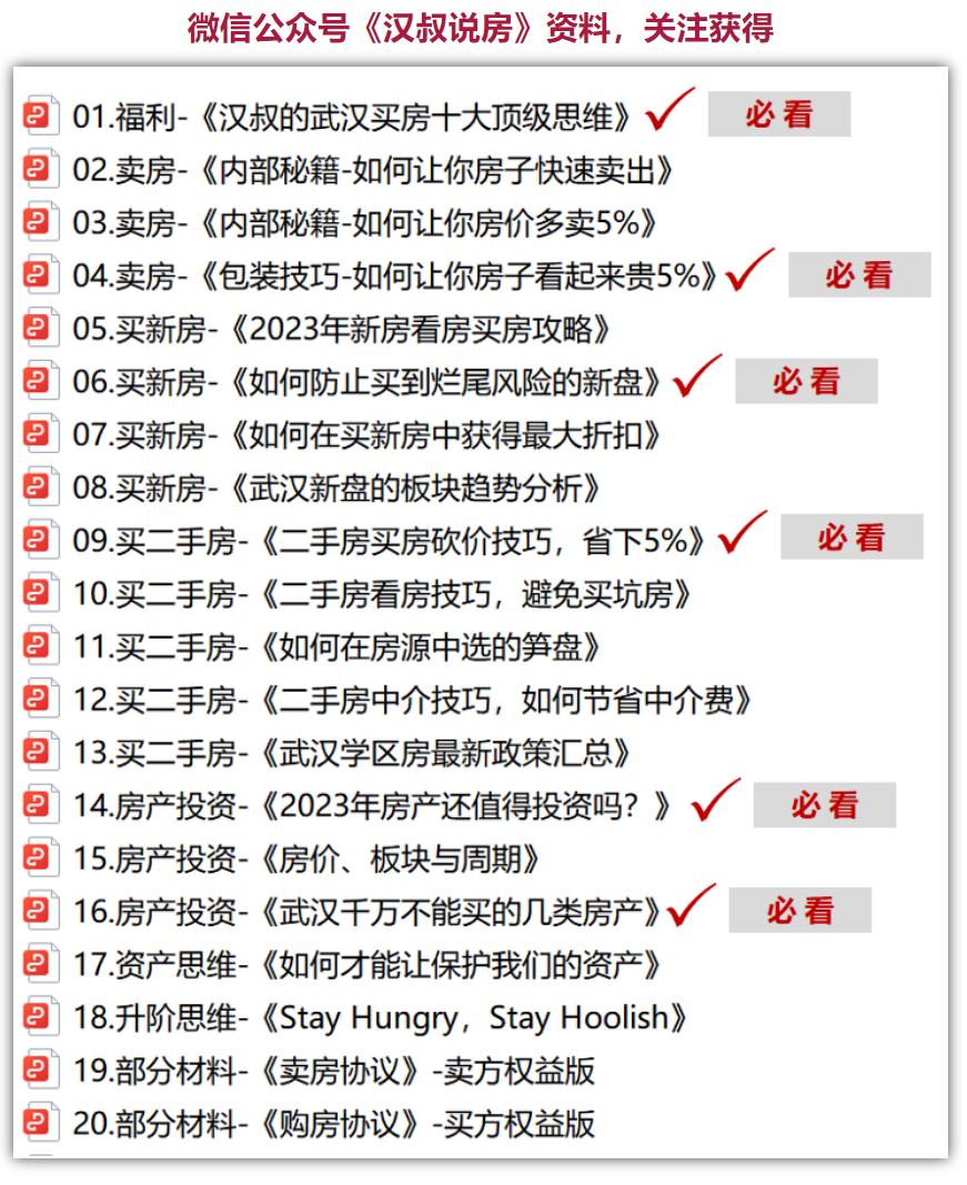 武汉楼市跌得最厉害的几个区域,武汉楼市价格走向