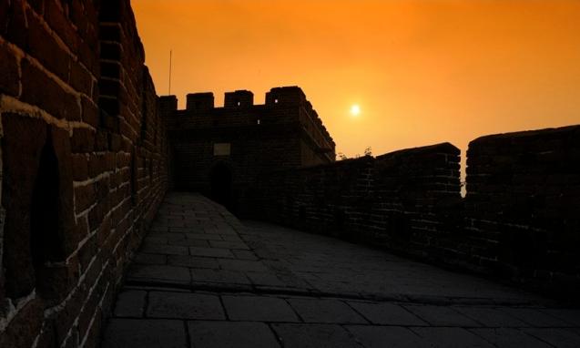 慕田峪长城日出,慕田峪长城元旦观日出