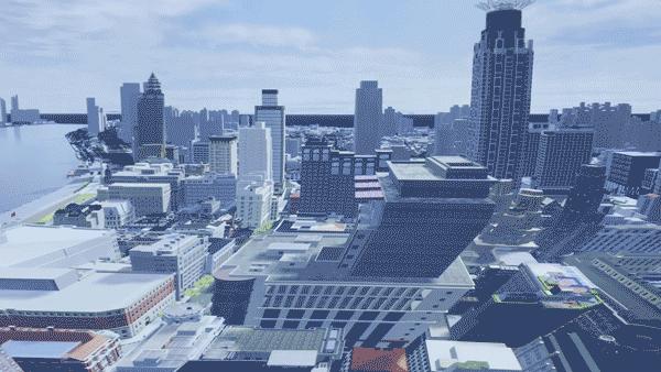 沉浸式城市沙盘视频,上海城市规划展示馆特色