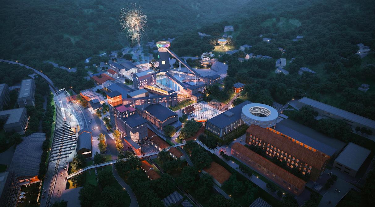 火车直接开进大堂！京西煤矿将变综合度假村