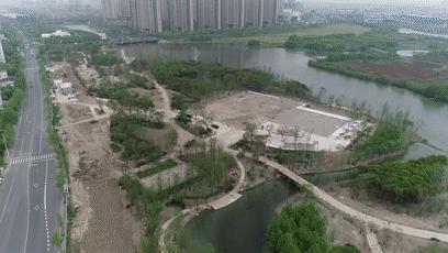 嘉兴市平湖市东方公园规划图,动静皆宜天地宽