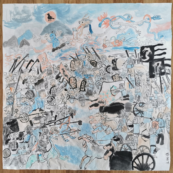 创世神话绘画,创世神绘画教程