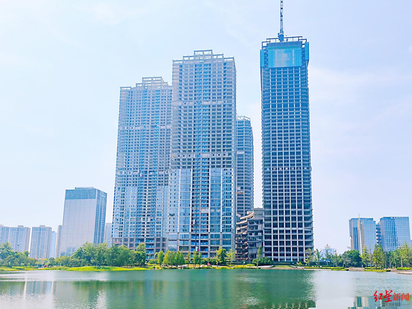 成都金融广场项目复建,成都城南210米新地标雏形初现