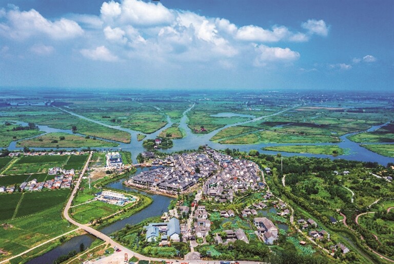 建湖，绿色跃迁满目新