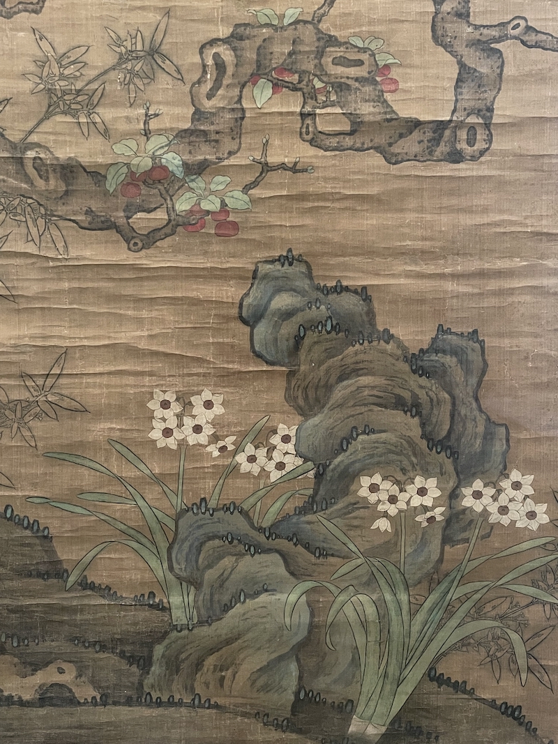 陈洪绶书画长卷作品欣赏,陈洪绶书画印