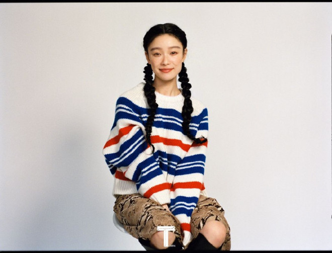 倪妮一字锁骨完整版,倪妮锁骨杀惊艳全场