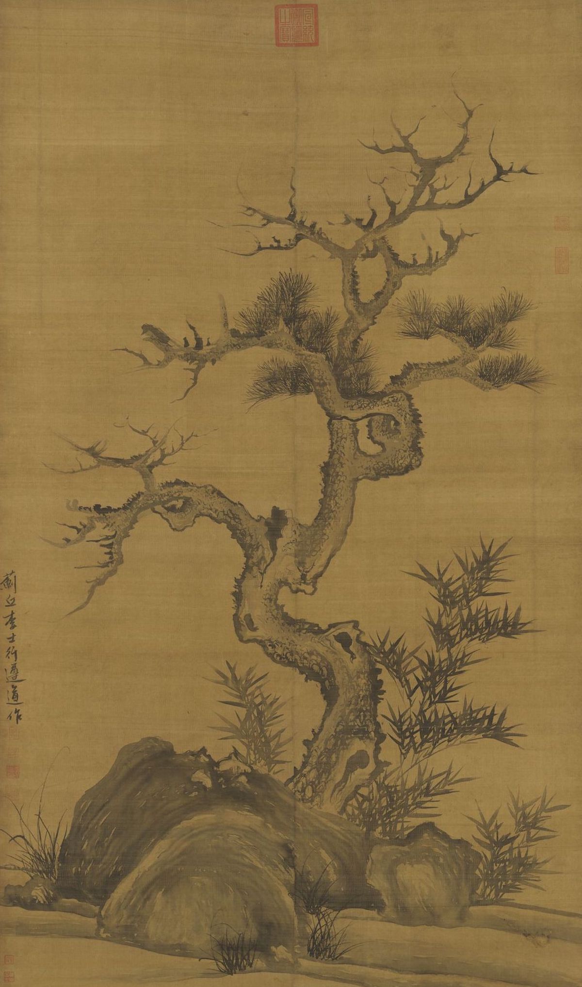 大雪覆盖的故宫,大雪故宫绘画