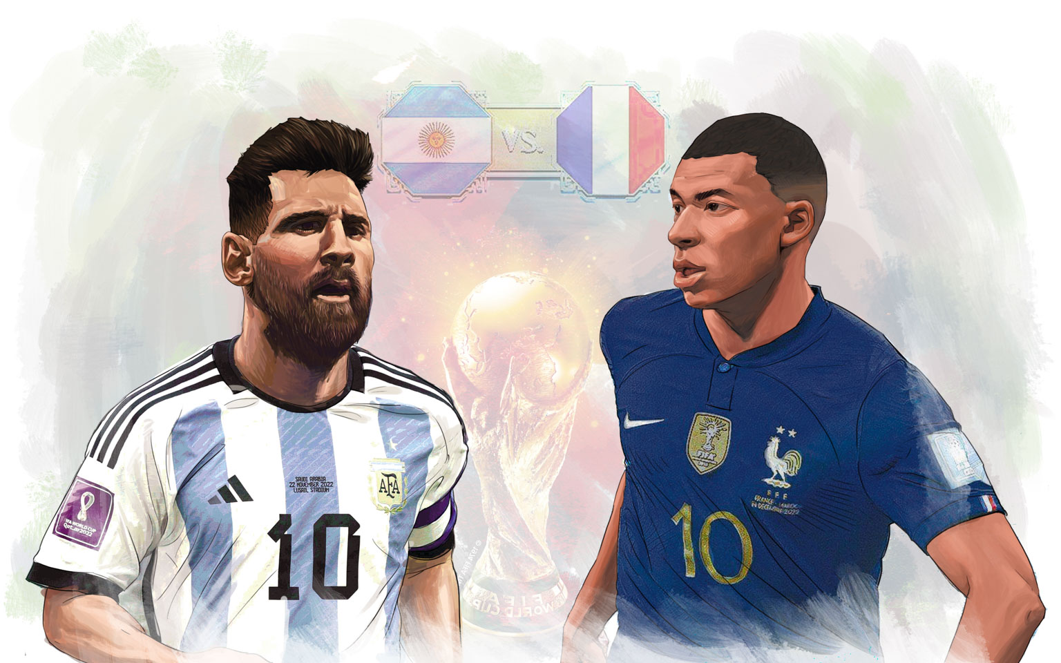 和梅西一起夺冠,与梅西争夺金球奖