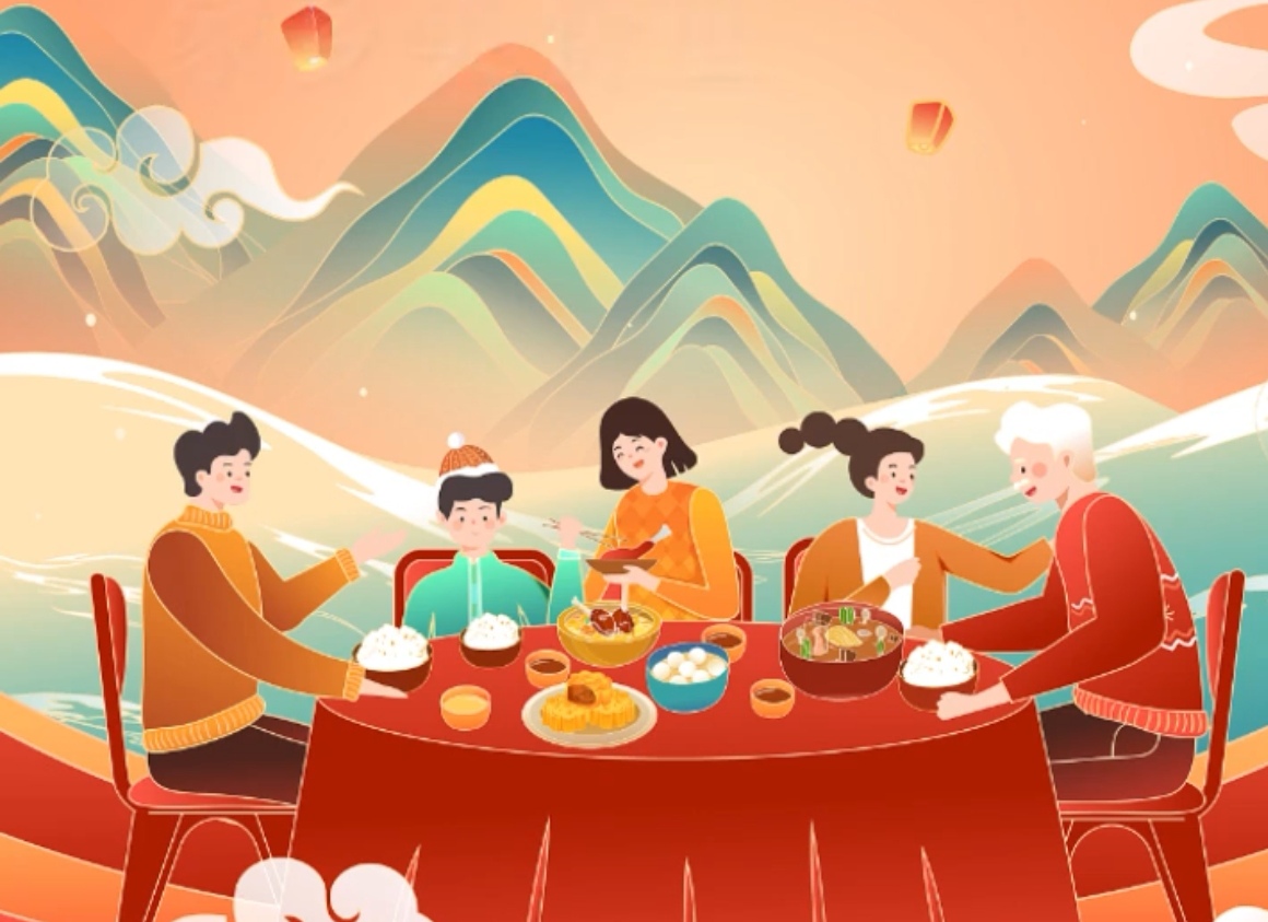 特色年夜饭畅销餐桌上的年味浓,一桌年夜饭成为游子们家的味道