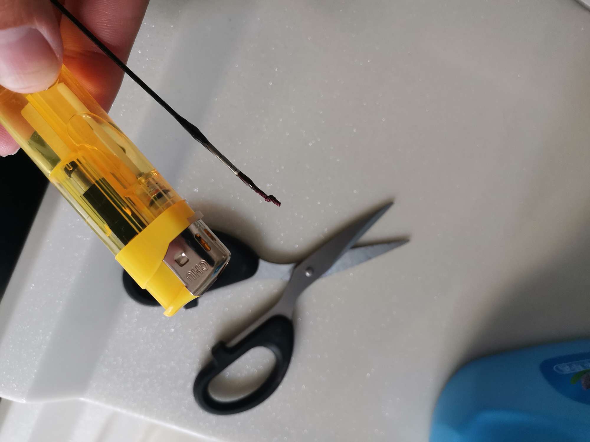 路亚竿稍断了如何修复,竿稍绳快断了如何修复