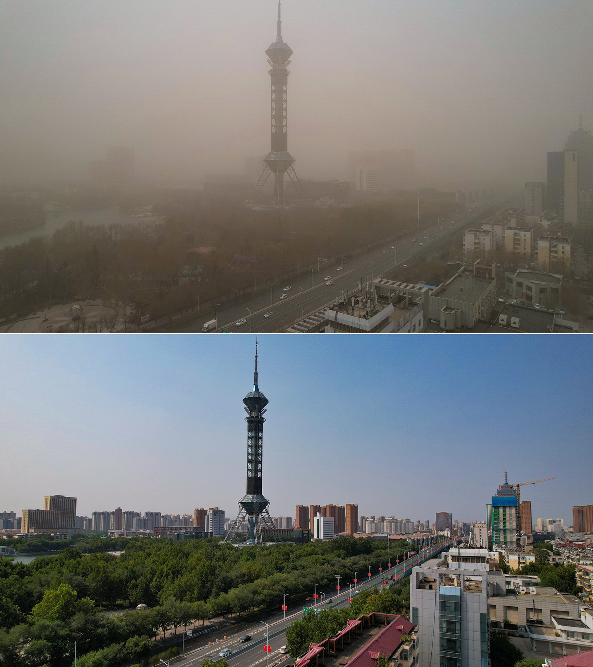 直播北方大范围沙尘来袭持续几天,一张图看北方大范围沙尘再度来袭