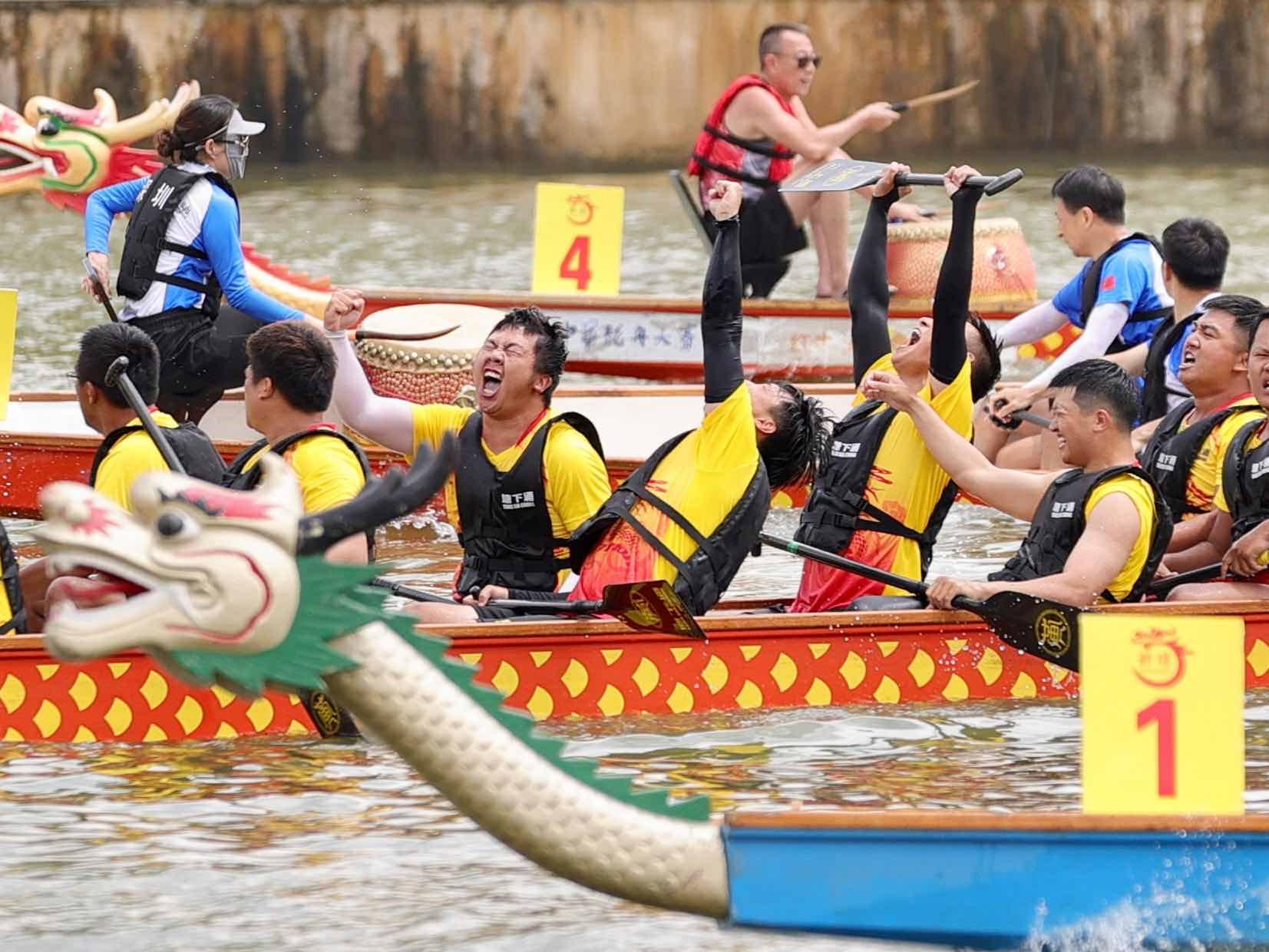 2019深涌杯龙舟赛,粤港澳大湾区龙舟赛广州队