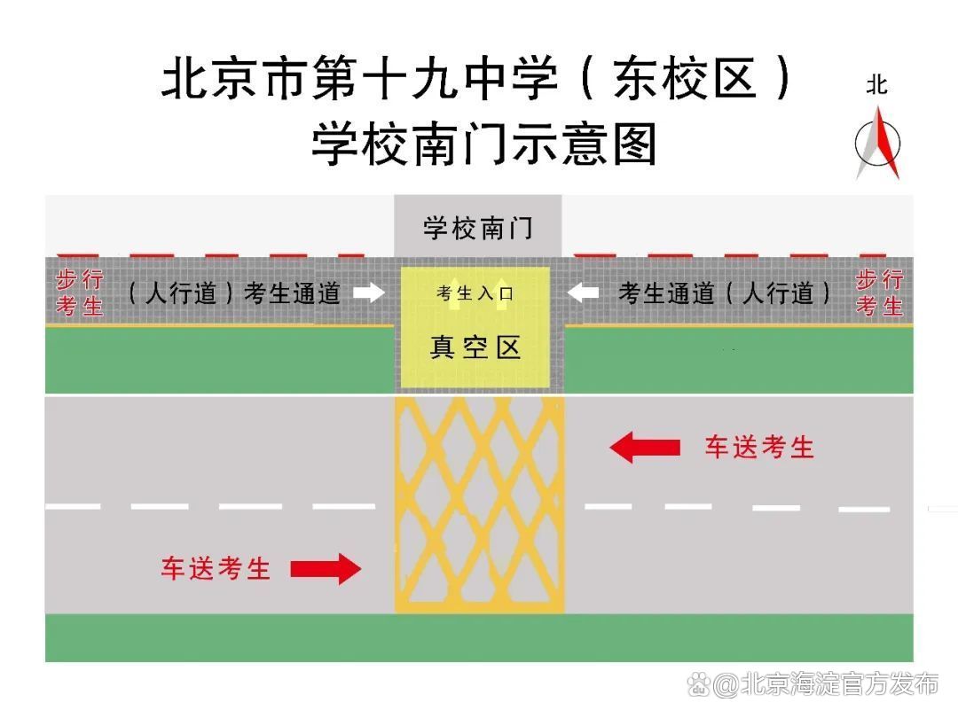 海淀高考考点分布图,海淀高考考点一览表