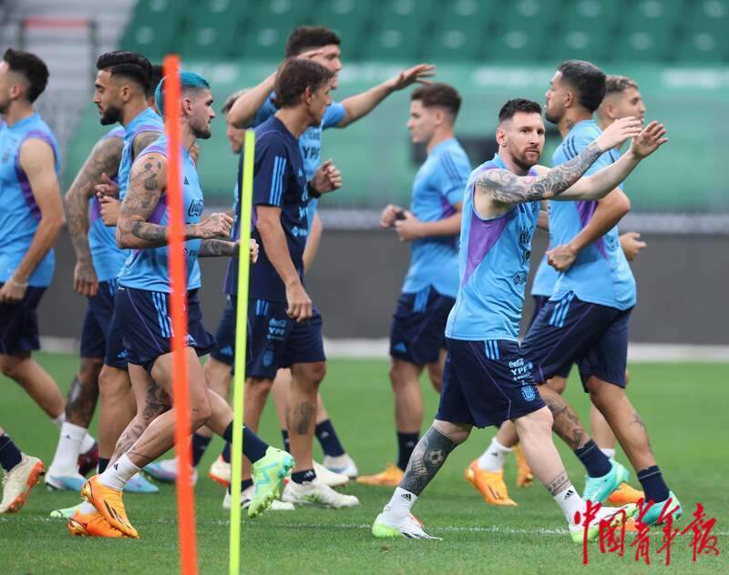 梅西亮相新工体,梅西新工体进球时现场