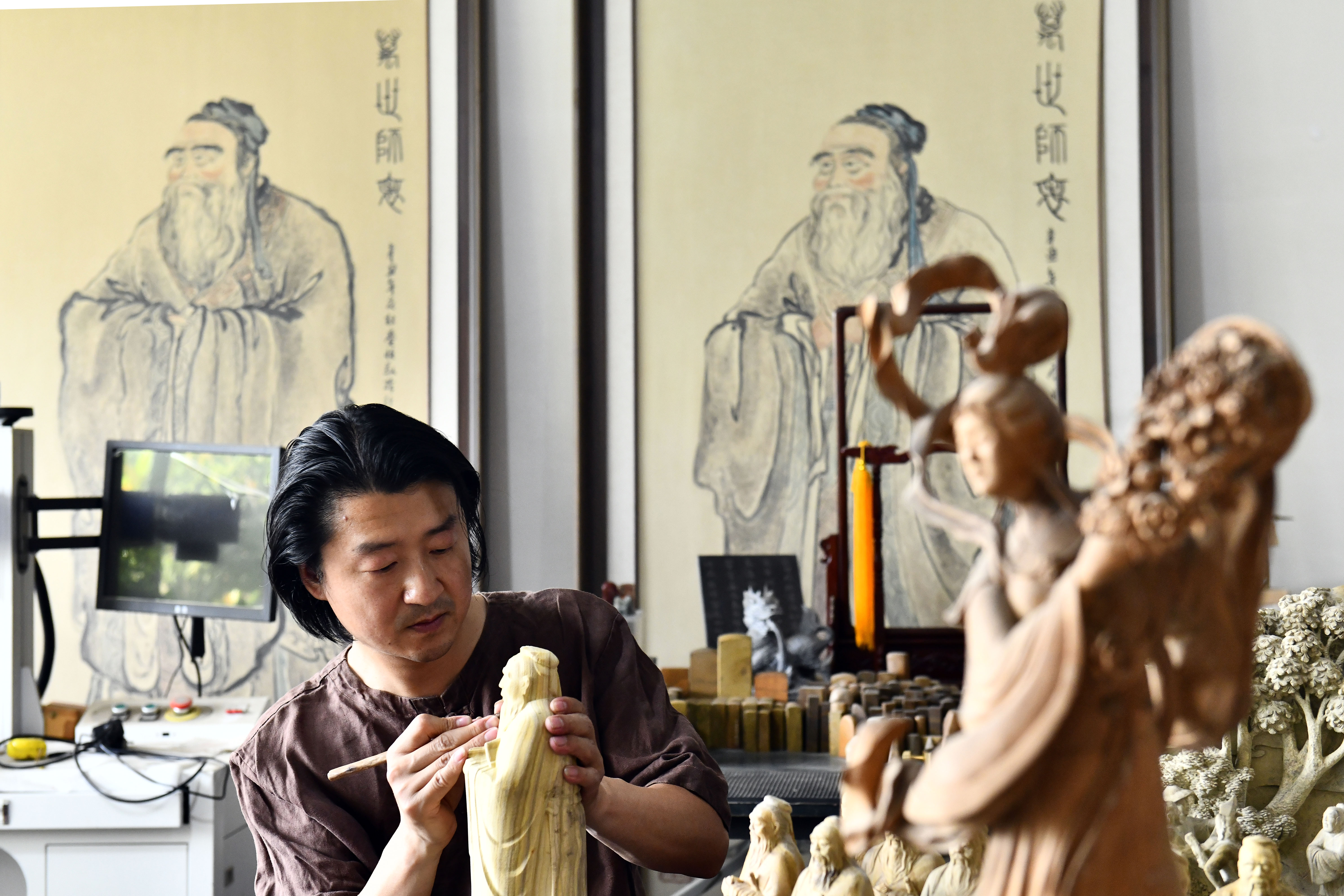 (新华全媒+)解码文化自信的城市样本|山东曲阜:哲思汇圣地文脉润千秋