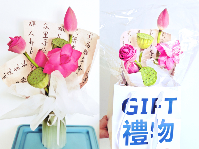 济南人的“夏日专属浪漫”！淡雅荷花手捧花走俏市场